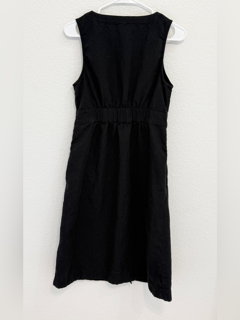 Pact Canopy Organic Cotton/Linen Button Front Dress - Picture 4 of 8